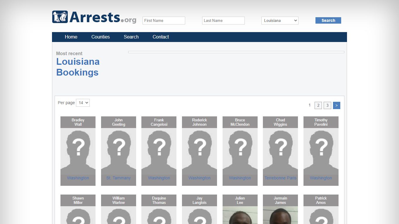 Louisiana Arrests and Inmate Search